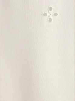 Chemisier avec broderie ajourée