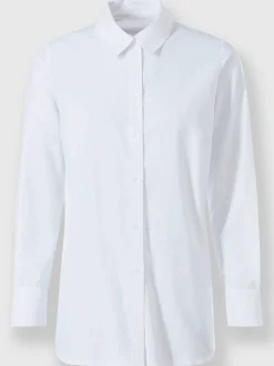 Chemisier classique patte de boutonnage le long du dos