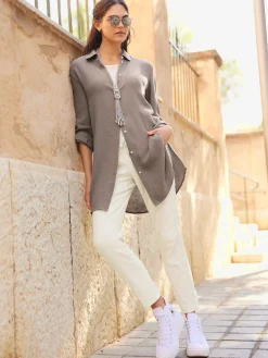 Chemisier en coton pur coton