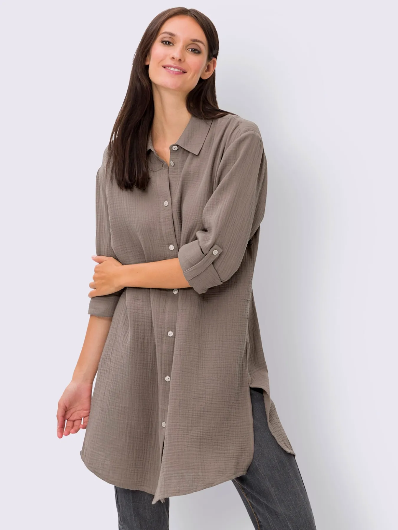 Chemisier en coton pur coton
