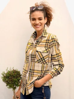 Chemisier en flanelle pur coton