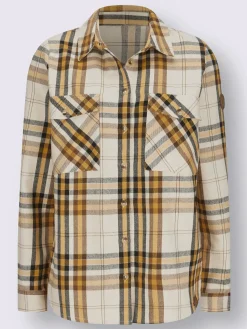 Chemisier en flanelle pur coton