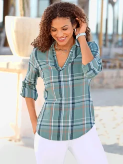 Chemisier en flanelle pur coton