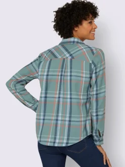Chemisier en flanelle pur coton