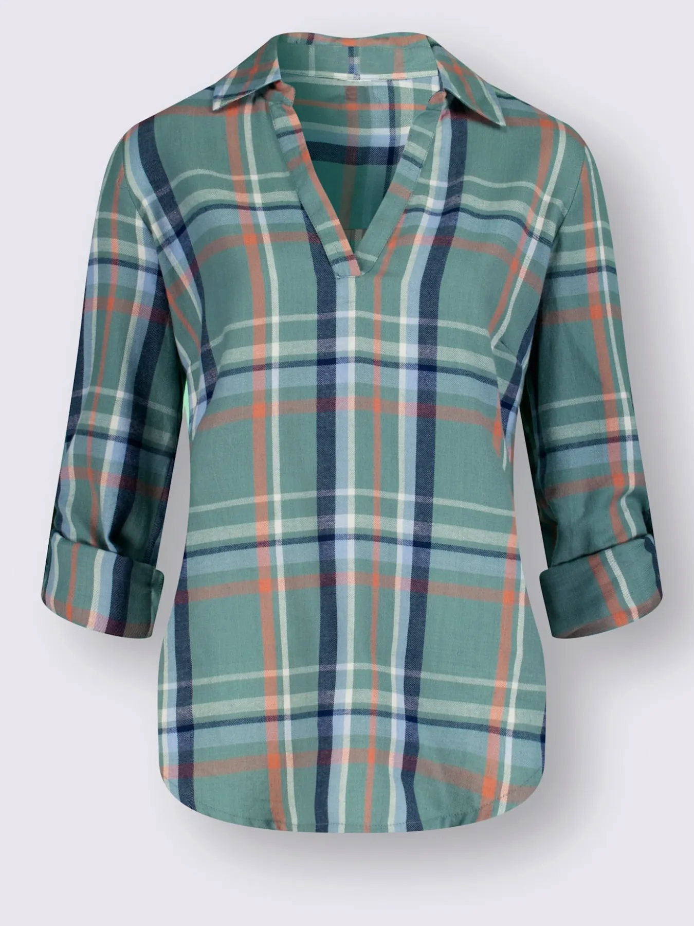 Chemisier en flanelle pur coton