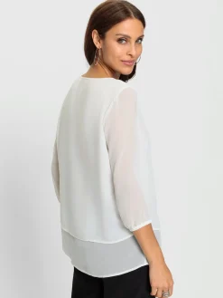 Chemisier en georgette affinant