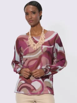 Chemisier en georgette polyester recyclé