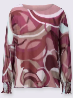 Chemisier en georgette polyester recyclé
