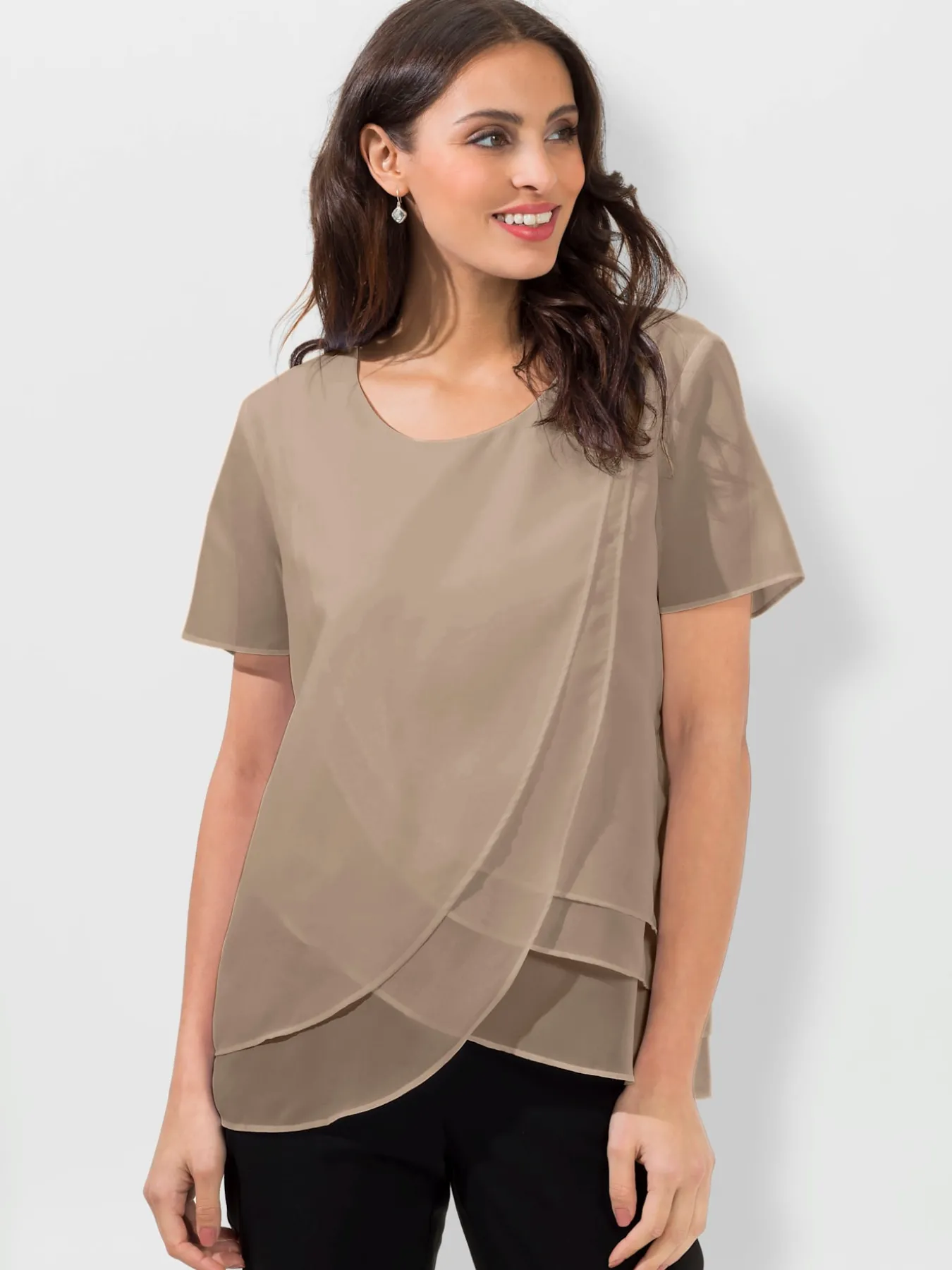 Chemisier en georgette qualité georgette légère