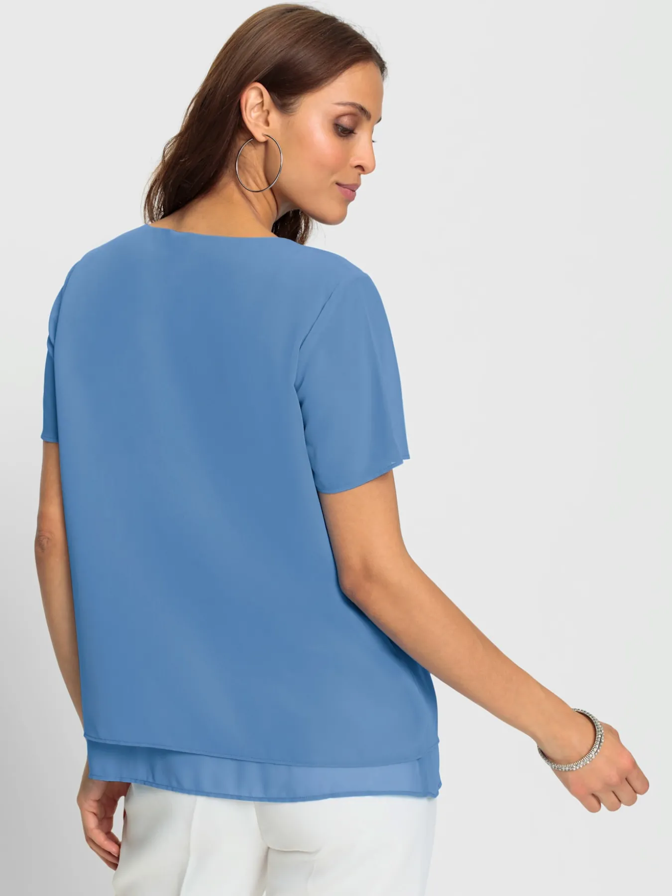 Chemisier en georgette qualité georgette légère