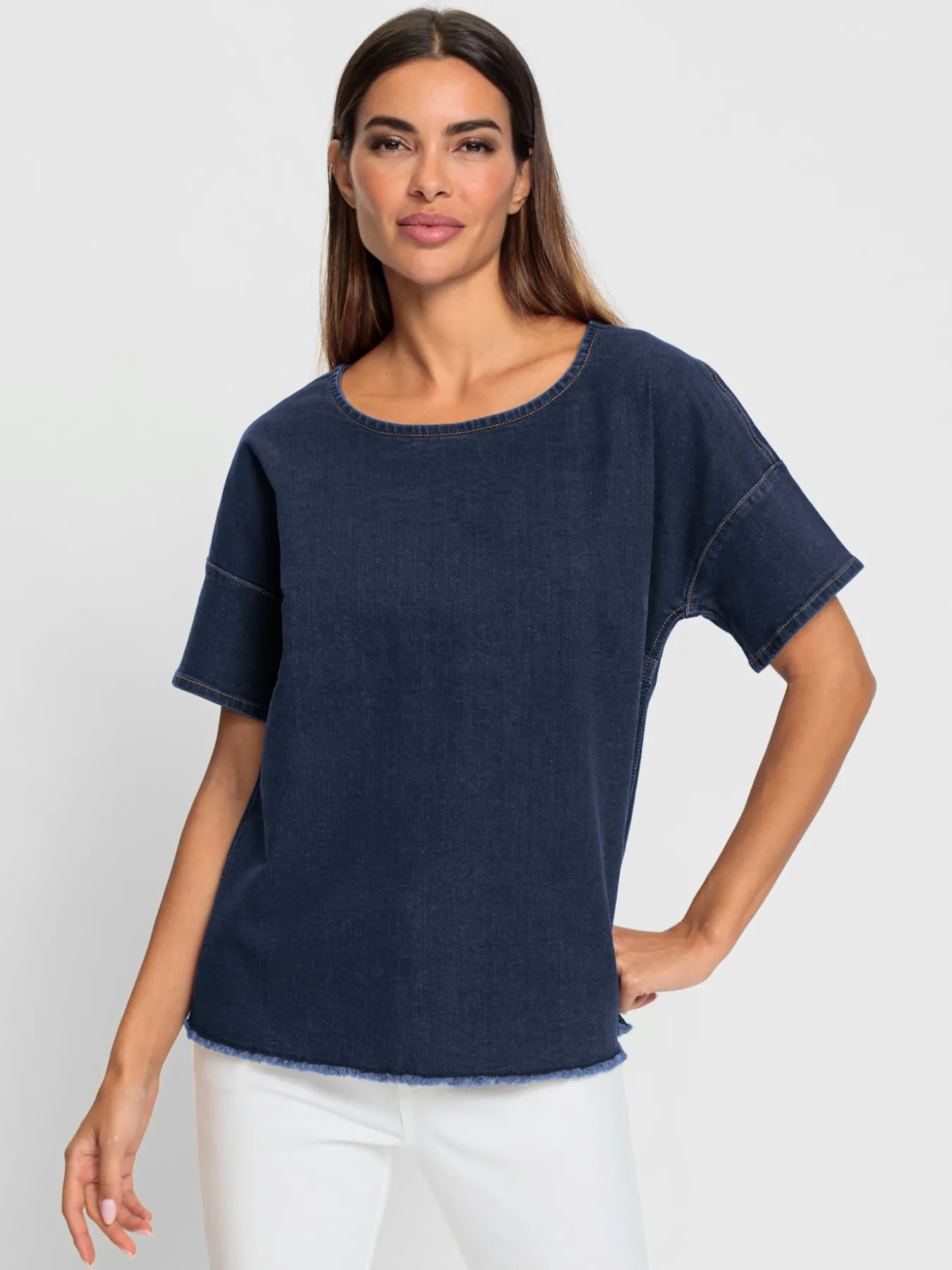 Chemisier en jean denim doux