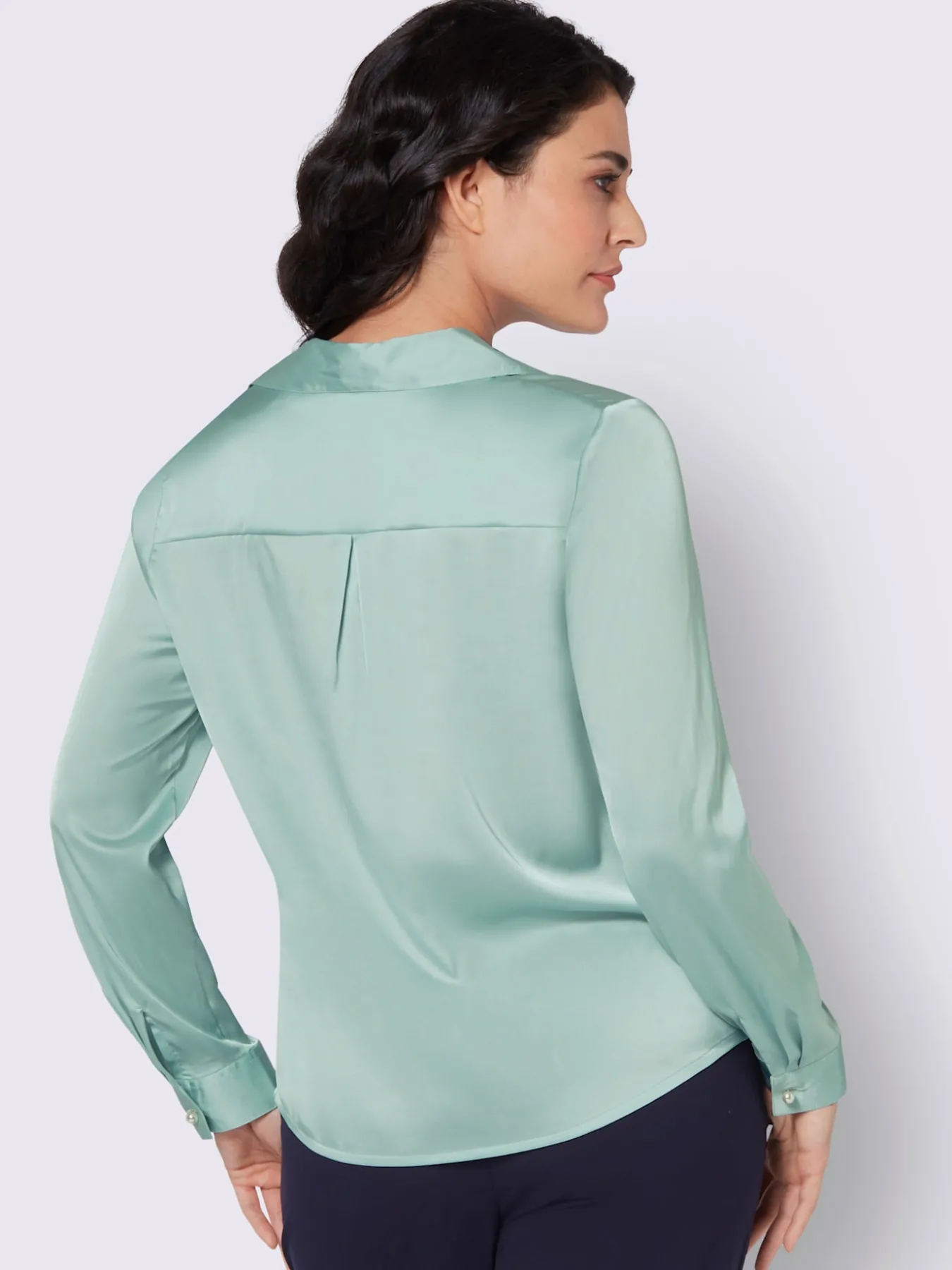 Chemisier en satin imitation satin