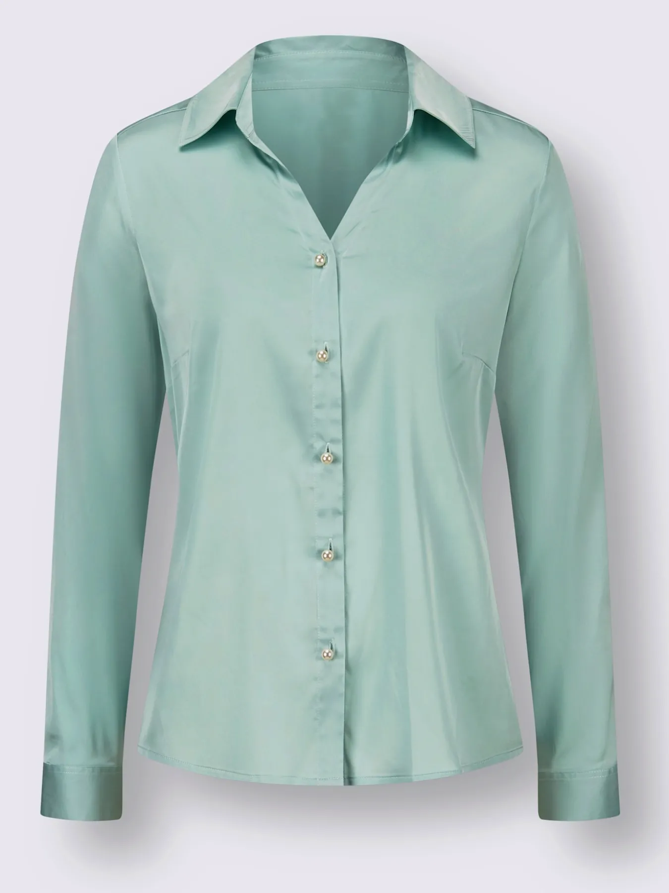 Chemisier en satin imitation satin