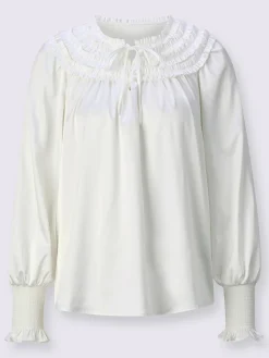 Chemisier en satin polyester recyclé
