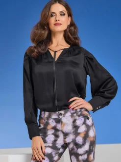 Chemisier en satin pure viscose