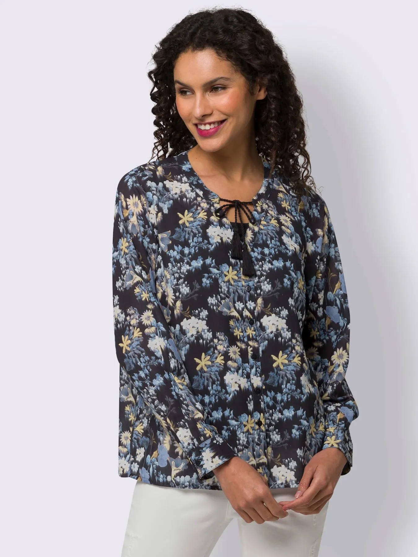 Chemisier imprimé floral délicat