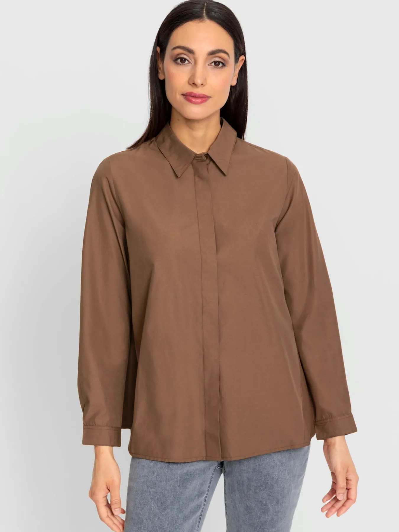 Chemisier long 50% coton