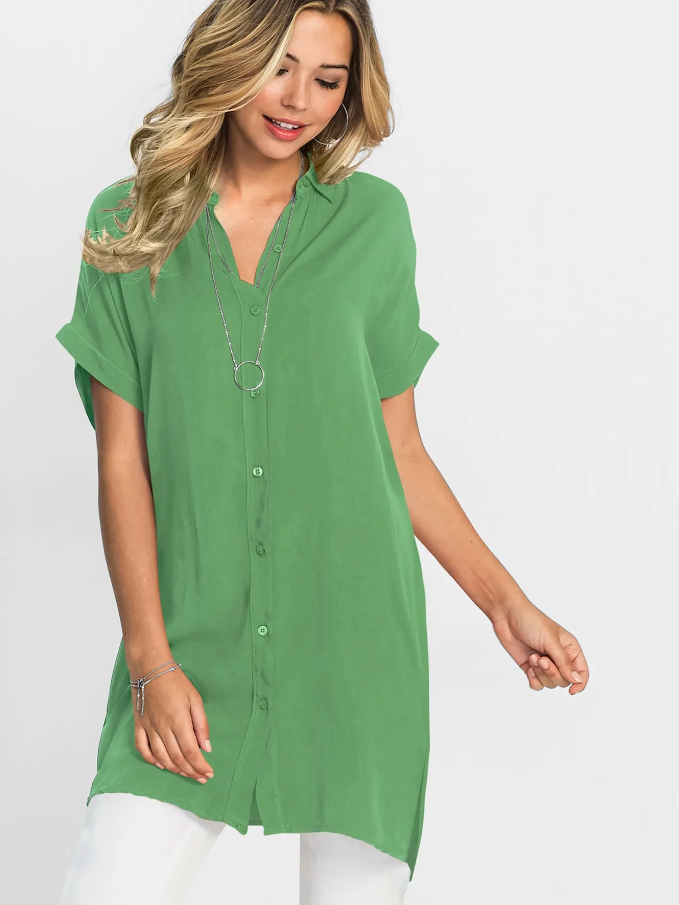 Chemisier long pure viscose