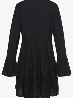 Chemisier long robe caftan courte à encolure en v