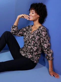 Chemisier mélange viscose-cupro