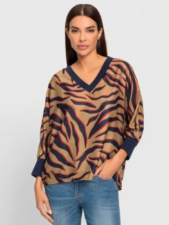 Chemisier motif animal tendance