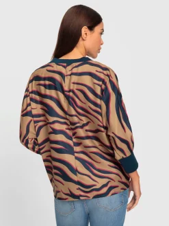 Chemisier motif animal tendance