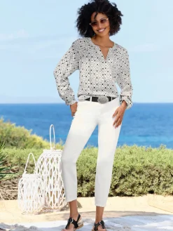Chemisier motif cœur tendance