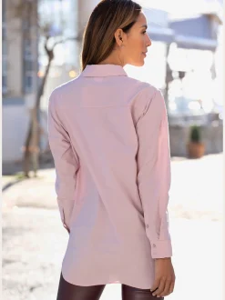 Chemisier pour femme classique avec col et patte de boutonnage