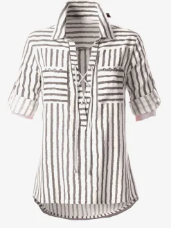 Chemisier rayé pure viscose