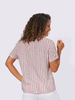 Chemisier rayé viscose douce et fluide