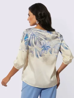 Chemisier satin mat élégant