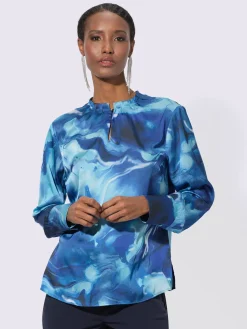 Chemisier satin mat élégant
