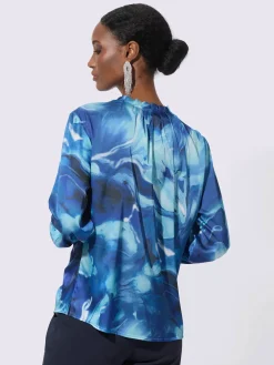 Chemisier satin mat élégant