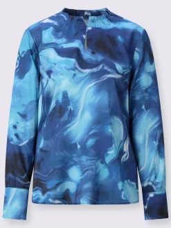 Chemisier satin mat élégant