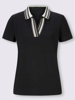 Col polo contrasté