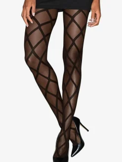 Collants fins collant à motif