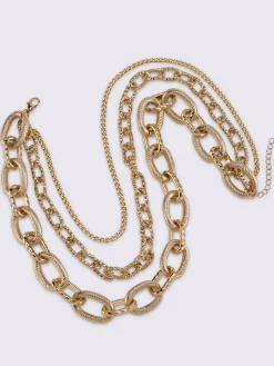 Collier doré tendance