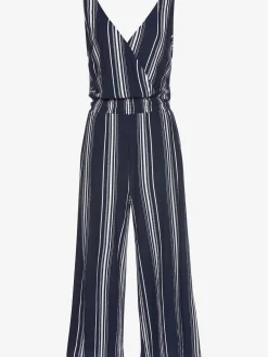 Combinaison pantalon large combinaison avec haut chevauchant
