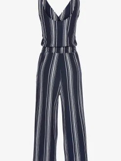 Combinaison pantalon large combinaison avec haut chevauchant