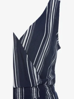 Combinaison pantalon large combinaison avec haut chevauchant