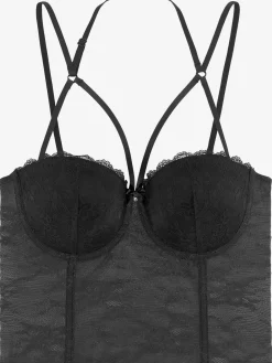 Corsage érotique avec effet rubans sexy