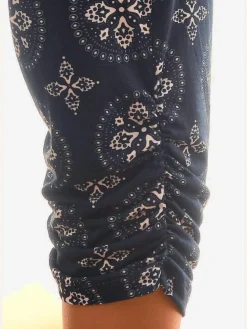 Corsaire de plage pantalon d'été en viscose douce