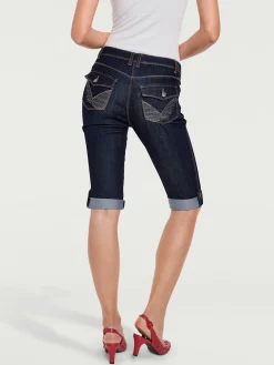 Corsaire en jean coupe skinny