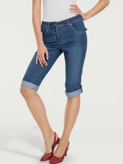 Corsaire en jean coupe skinny