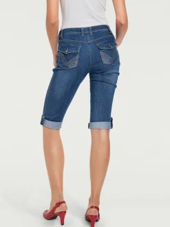 Corsaire en jean coupe skinny