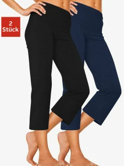 Corsaire lot de 2 pantalons basiques longueur 3/4