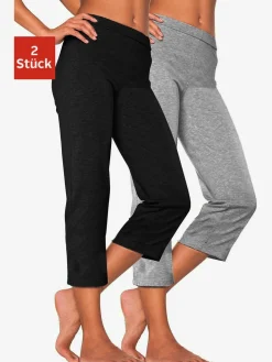 Corsaire lot de 2 pantalons basiques longueur 3/4