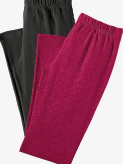 Corsaire lot de 2 pantalons basiques longueur 3/4