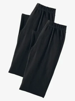 Corsaire lot de 2 pantalons basiques longueur 3/4