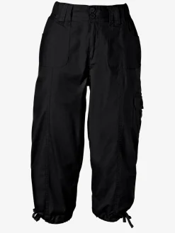 Corsaire sportif ceinture élastique cotelée